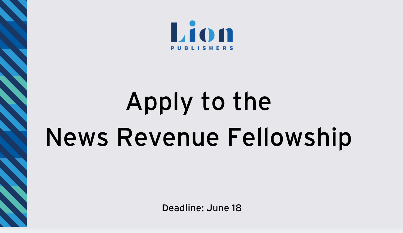 news revenue fellowship application