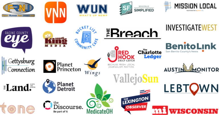 Logos of the 26 organizations selected for the second cycle of the LION-GNI Sustainability Audits and Funding program
