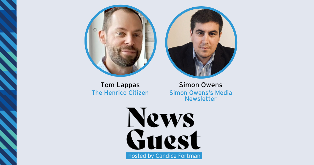Tom Lappas and Simon Owens are the guests on this episode of News Guest.