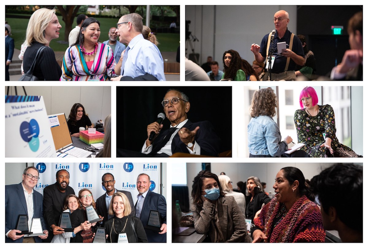 Collage of photos from the Independent News Sustainability Summit