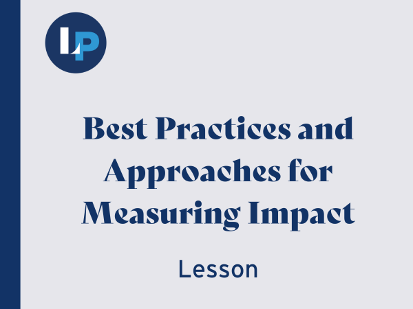 How to Measure Impact - LION Publishers