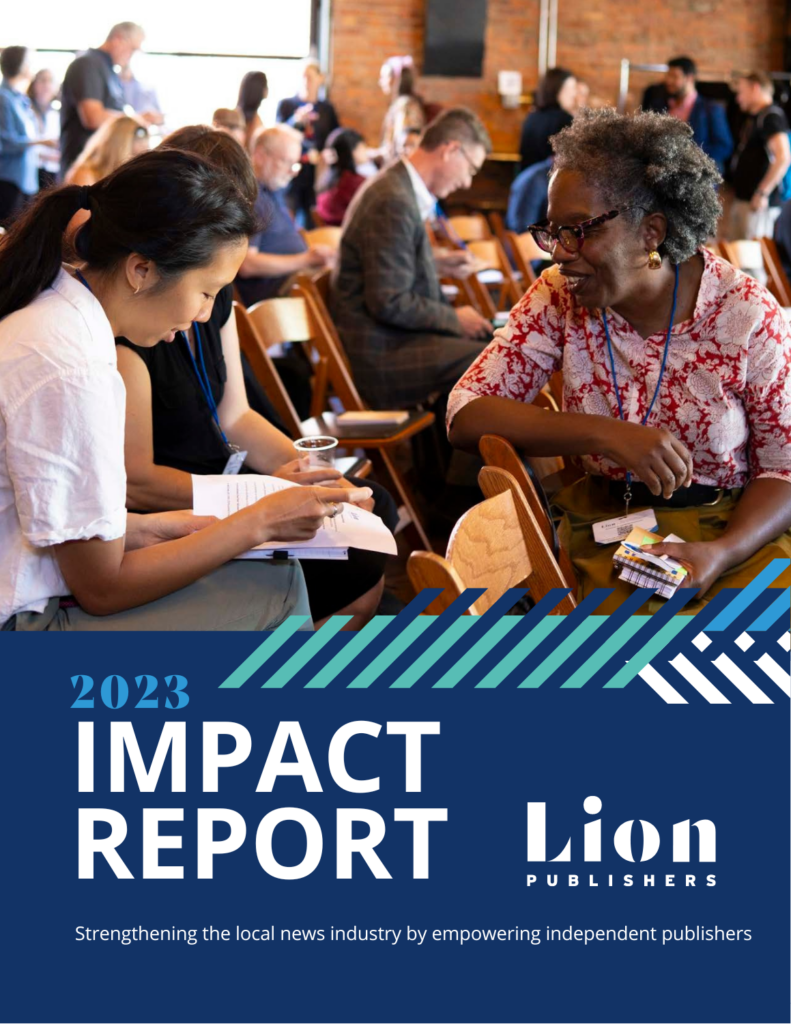 Cover image of LION's 2023 Annual Report